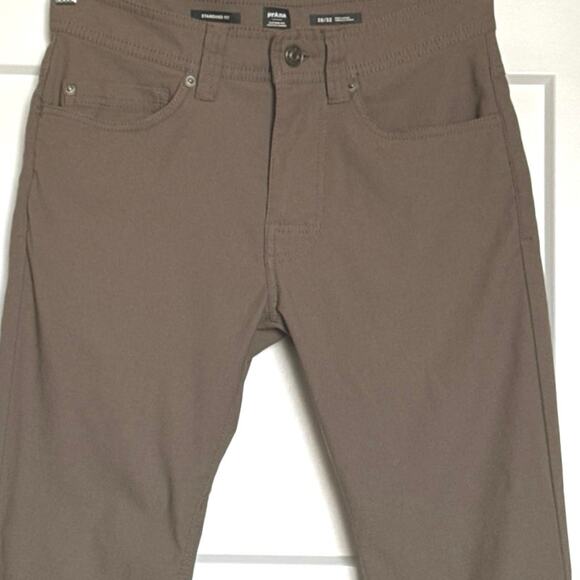 Prana Mens Brion Straight Pant 28x32 in Mud Standard Fit Stretch Hiking *EUC - Picture 6 of 11